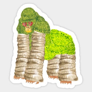 Gorilla King Sticker